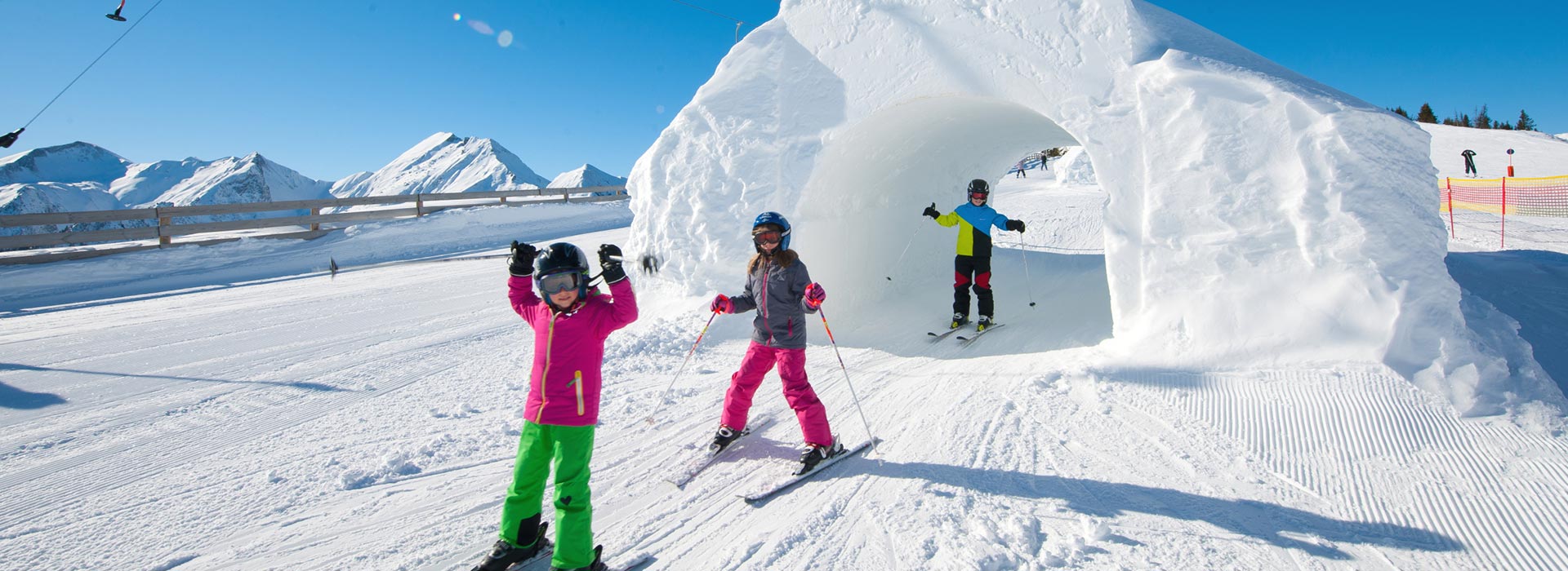 Kinder Schneetunnel Funslope